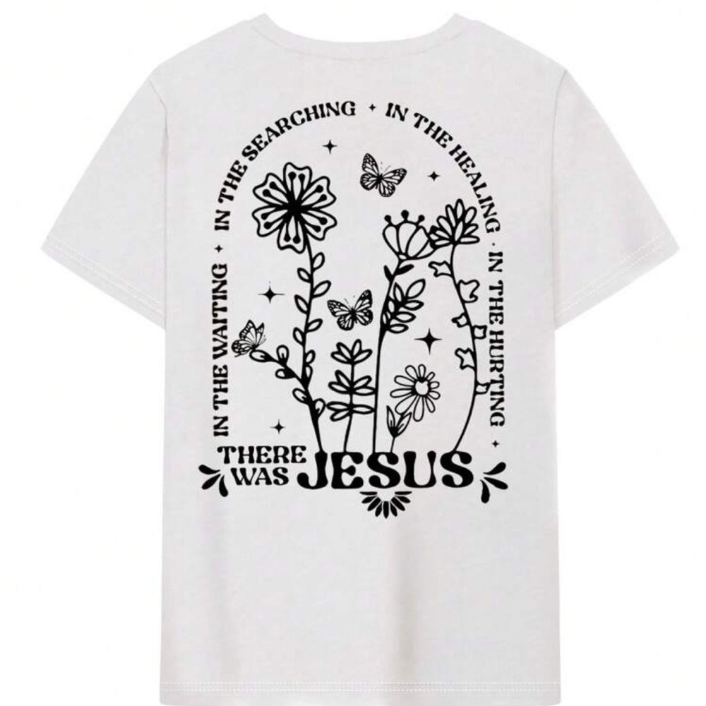 Woman White Graphic T-Shirt